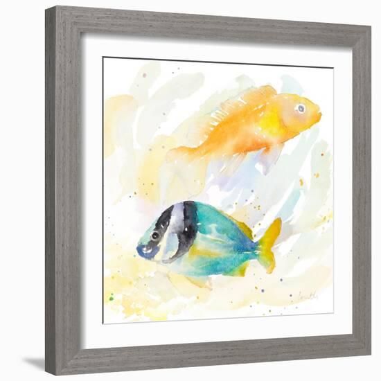 Tropical Fish Square II-Lanie Loreth-Framed Art Print