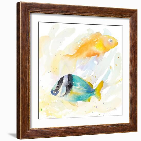 Tropical Fish Square II-Lanie Loreth-Framed Art Print