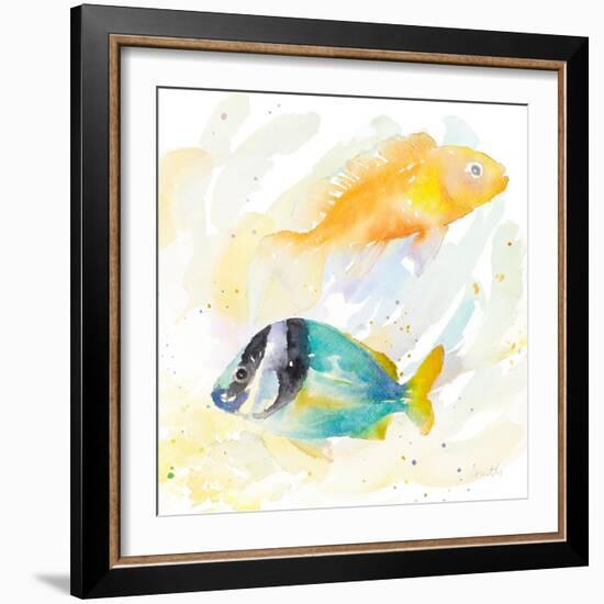 Tropical Fish Square II-Lanie Loreth-Framed Art Print