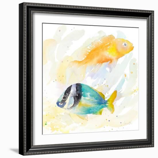 Tropical Fish Square II-Lanie Loreth-Framed Art Print