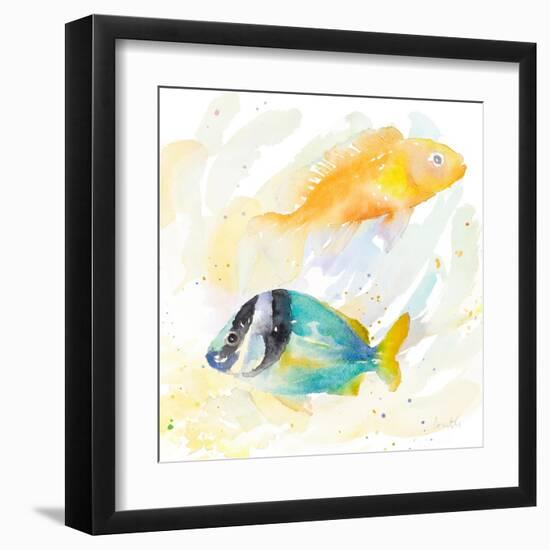 Tropical Fish Square II-Lanie Loreth-Framed Art Print