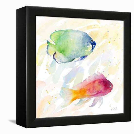 Tropical Fish Square III-Lanie Loreth-Framed Stretched Canvas