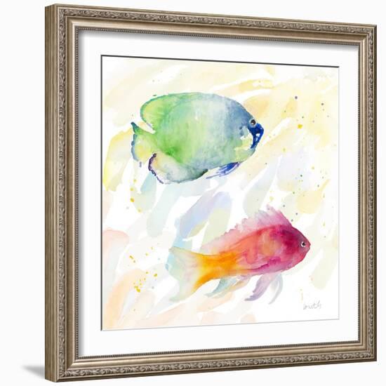 Tropical Fish Square III-Lanie Loreth-Framed Art Print