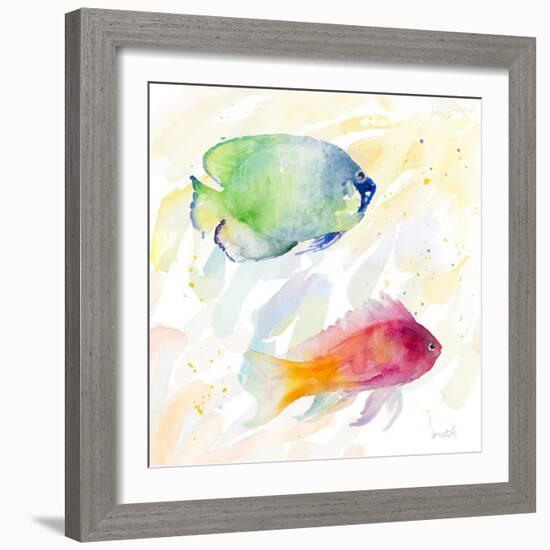 Tropical Fish Square III-Lanie Loreth-Framed Art Print