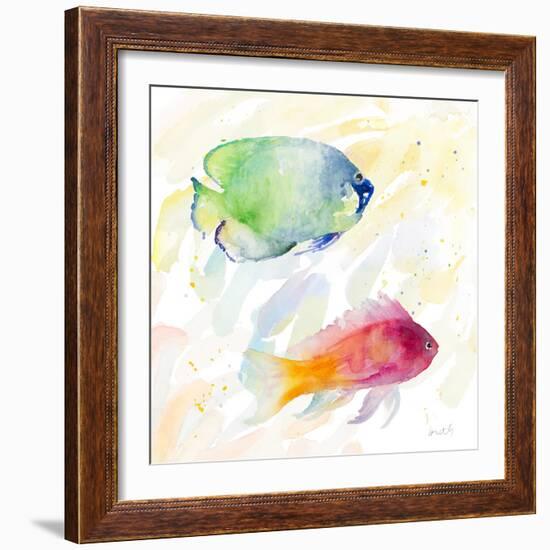 Tropical Fish Square III-Lanie Loreth-Framed Art Print