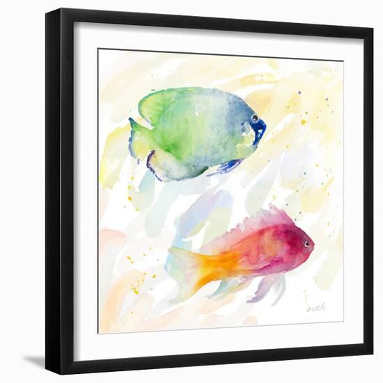 Tropical Fish Square III-Lanie Loreth-Framed Art Print