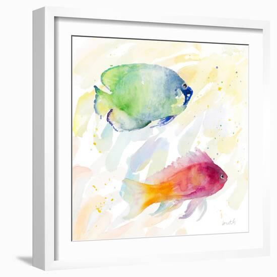 Tropical Fish Square III-Lanie Loreth-Framed Art Print