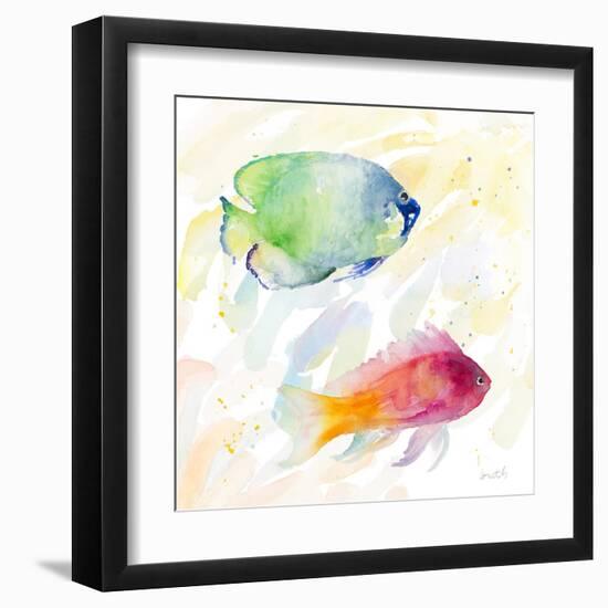 Tropical Fish Square III-Lanie Loreth-Framed Art Print