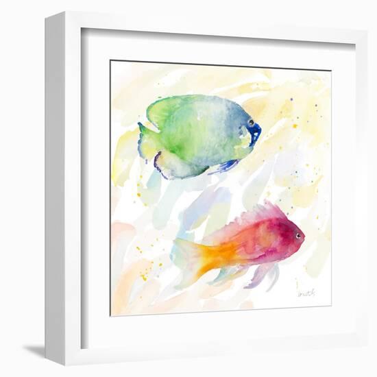 Tropical Fish Square III-Lanie Loreth-Framed Art Print