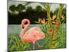 Tropical Flamingo I-Linda Baliko-Mounted Art Print