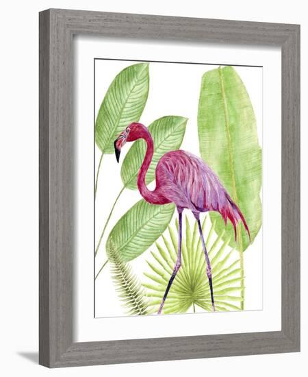 Tropical Flamingo I-Melissa Wang-Framed Art Print