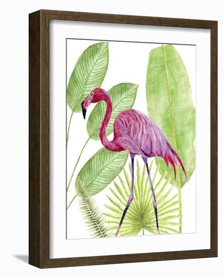Tropical Flamingo I-Melissa Wang-Framed Art Print