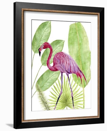 Tropical Flamingo I-Melissa Wang-Framed Art Print