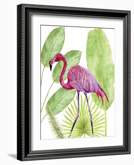 Tropical Flamingo I-Melissa Wang-Framed Art Print