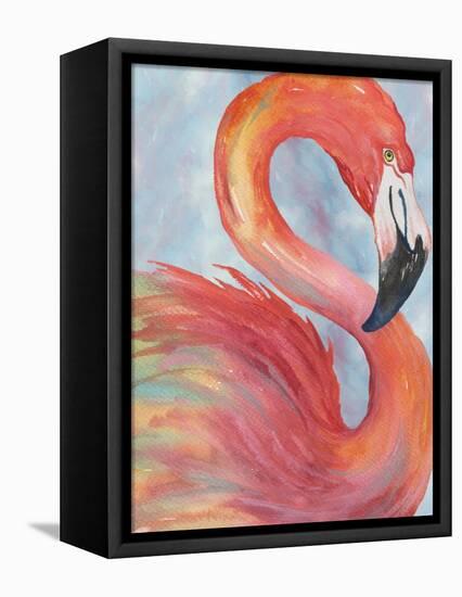 Tropical Flamingo-Elizabeth Medley-Framed Stretched Canvas