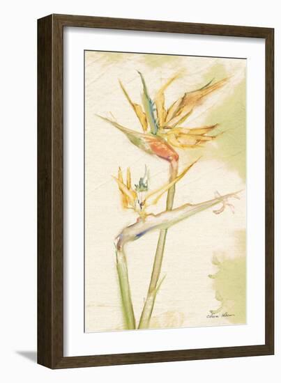 Tropical Floral II Light-Cheri Blum-Framed Art Print