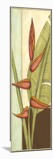 Tropical Flower Panel I-Jennifer Goldberger-Mounted Art Print