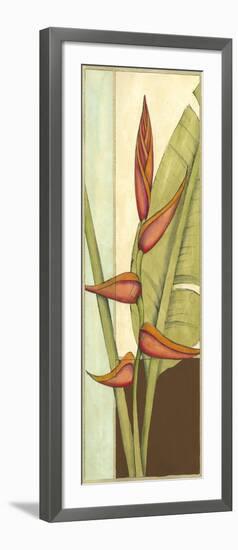 Tropical Flower Panel I-Jennifer Goldberger-Framed Art Print