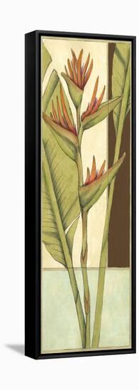 Tropical Flower Panel II-Jennifer Goldberger-Framed Stretched Canvas