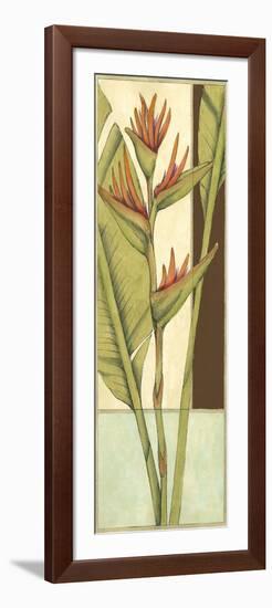 Tropical Flower Panel II-Jennifer Goldberger-Framed Art Print