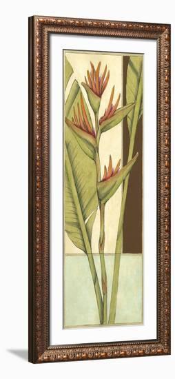 Tropical Flower Panel II-Jennifer Goldberger-Framed Art Print