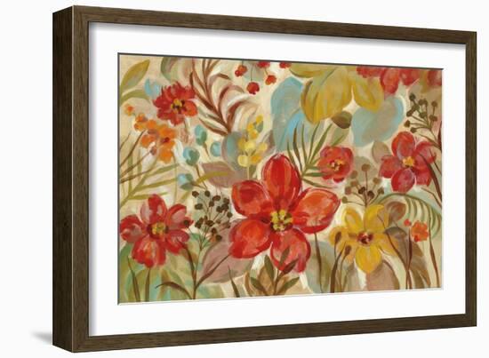 Tropical Flowers-Silvia Vassileva-Framed Art Print