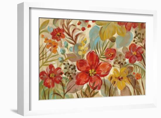 Tropical Flowers-Silvia Vassileva-Framed Art Print
