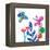 Tropical Flowers-Jennifer McCully-Framed Stretched Canvas