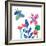 Tropical Flowers-Jennifer McCully-Framed Art Print