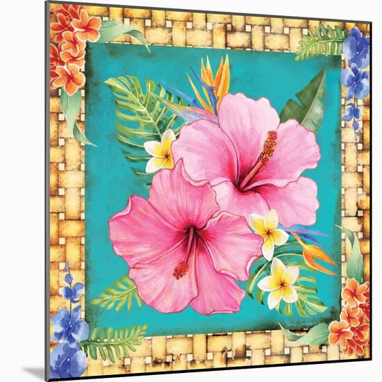 Tropical Flowers-Nicole DeCamp-Mounted Art Print