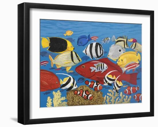 Tropical Frenzy-William Vanderdasson-Framed Giclee Print