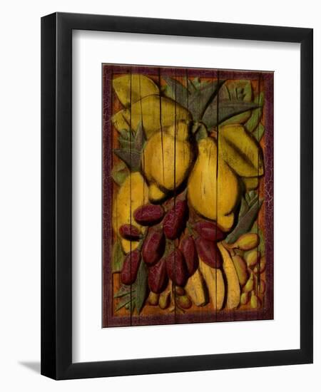 Tropical Fruit, Lemons-Kate Ward Thacker-Framed Giclee Print