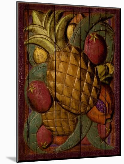 Tropical Fruit, Pineapple-Kate Ward Thacker-Mounted Giclee Print