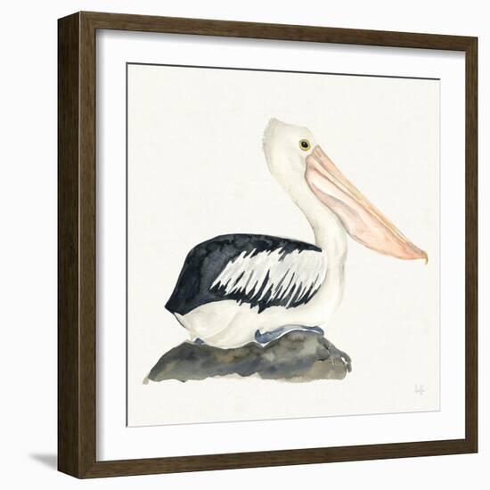 Tropical Fun Bird II-Harriet Sussman-Framed Art Print