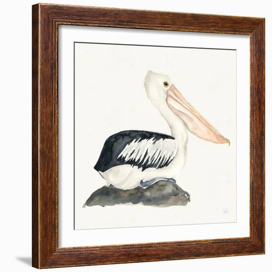 Tropical Fun Bird II-Harriet Sussman-Framed Art Print