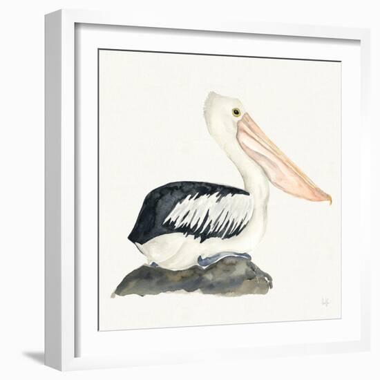 Tropical Fun Bird II-Harriet Sussman-Framed Art Print