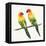 Tropical Fun Bird III-Harriet Sussman-Framed Stretched Canvas