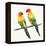 Tropical Fun Bird III-Harriet Sussman-Framed Stretched Canvas