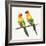 Tropical Fun Bird III-Harriet Sussman-Framed Art Print