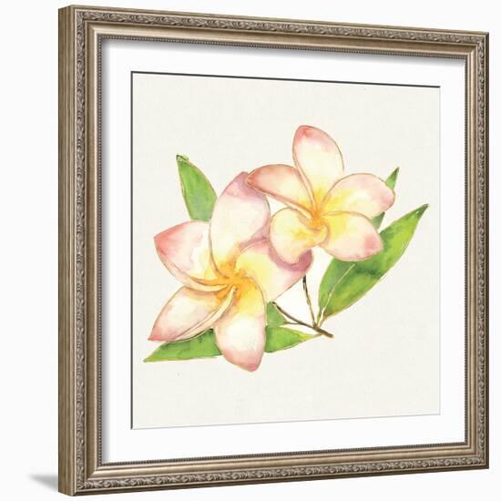 Tropical Fun Flowers I-Harriet Sussman-Framed Art Print