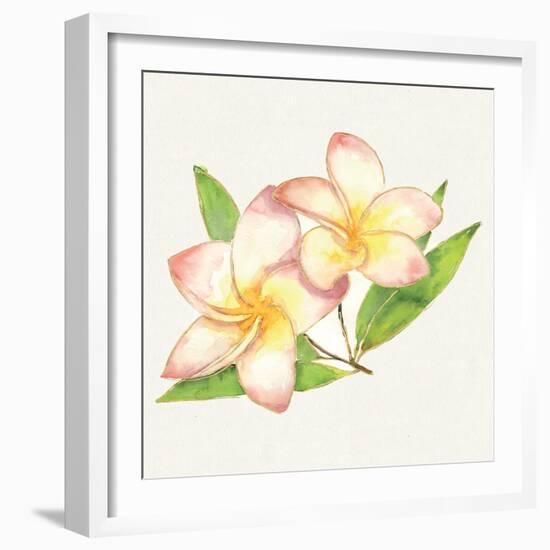 Tropical Fun Flowers I-Harriet Sussman-Framed Art Print