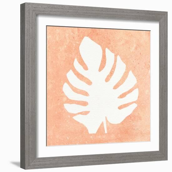 Tropical Fun Palms Silhouette II-Courtney Prahl-Framed Art Print