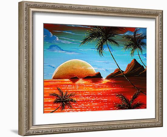 Tropical Fusion-Megan Aroon Duncanson-Framed Art Print