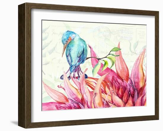 Tropical Garden I-Irina Trzaskos Studio-Framed Giclee Print