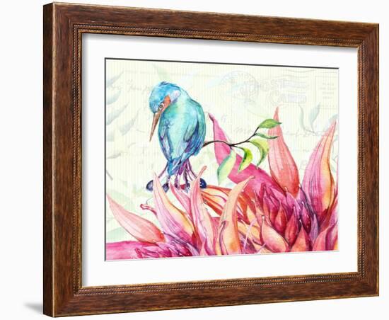 Tropical Garden I-Irina Trzaskos Studio-Framed Giclee Print