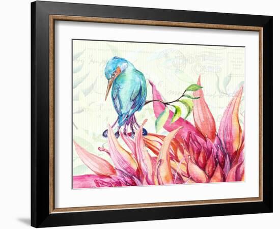 Tropical Garden I-Irina Trzaskos Studio-Framed Giclee Print