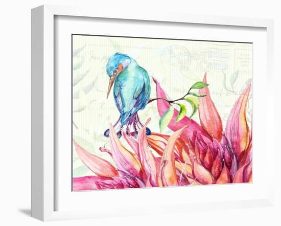 Tropical Garden I-Irina Trzaskos Studio-Framed Giclee Print