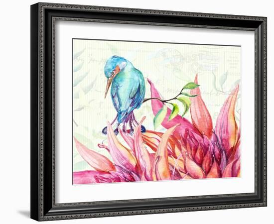 Tropical Garden I-Irina Trzaskos Studio-Framed Giclee Print