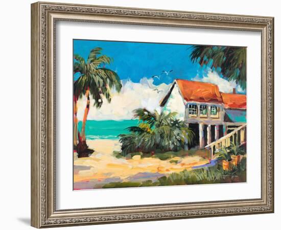 Tropical Getaway-Jane Slivka-Framed Art Print