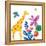 Tropical Giraffe-Jennifer McCully-Framed Stretched Canvas